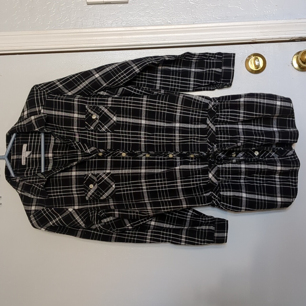 Old Navy Plaid Women's Shirt Lg